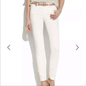 Madewell Skinny Skinny White Jeans Size 26